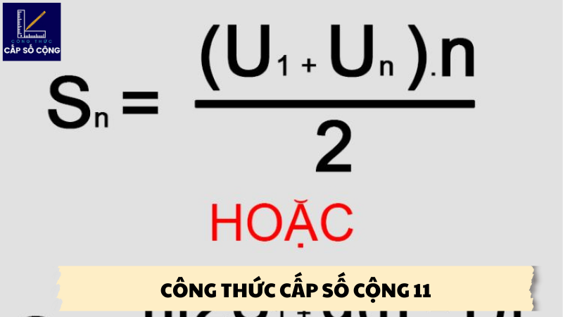 công thức cấp số cộng 11